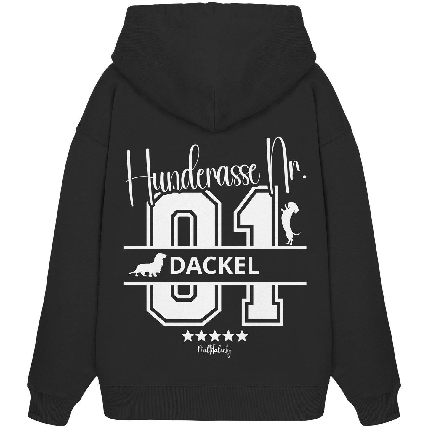 Nr. 01 Dackel - Organic Oversize Hoodie