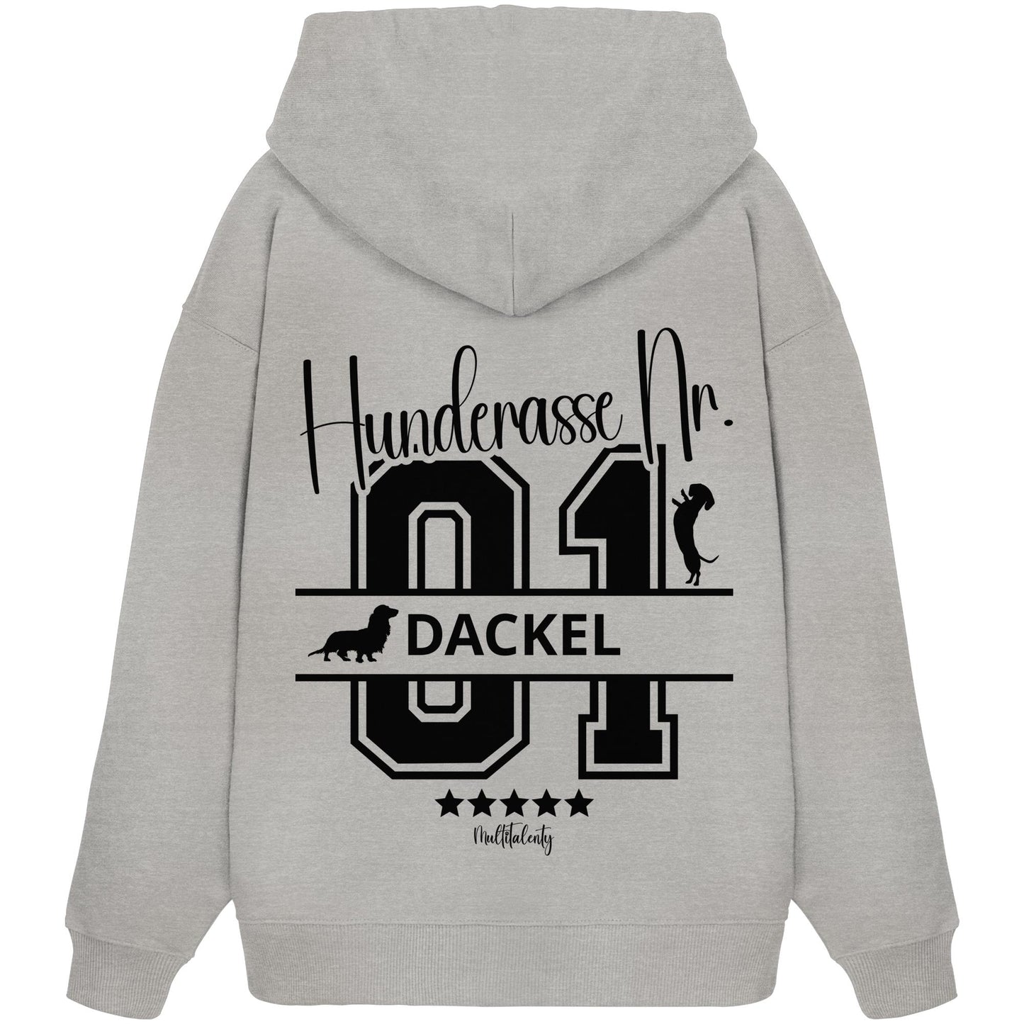 Nr. 01 Dackel - Organic Oversize Hoodie