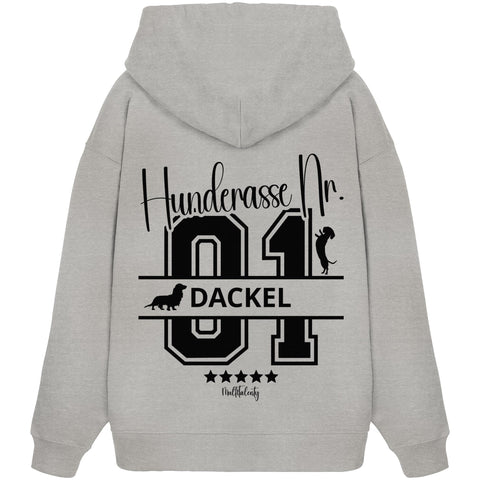 Nr. 01 Dackel - Organic Oversize Hoodie