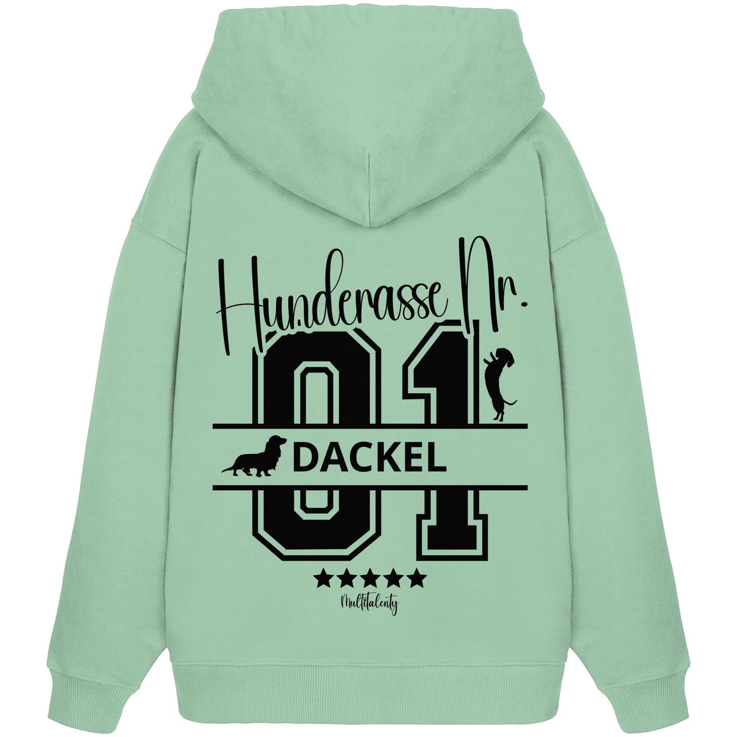 Nr. 01 Dackel - Organic Oversize Hoodie