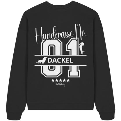 Nr. 01 Dackel - Organic Oversize Sweatshirt