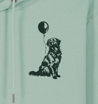 Ballon Flat Coated Retriever - Organic Hoodie