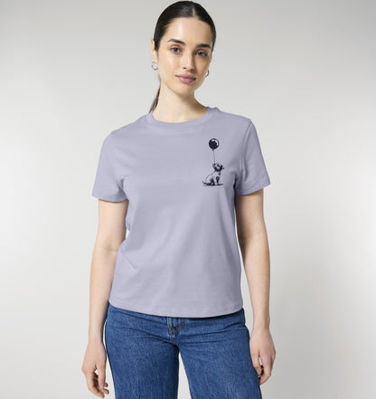 Ballon Border Terrier - Ladies Organic Shirt