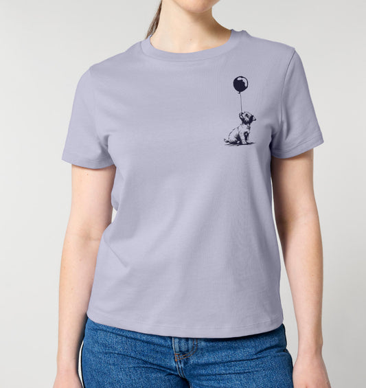 Ballon Border Terrier - Ladies Organic Shirt