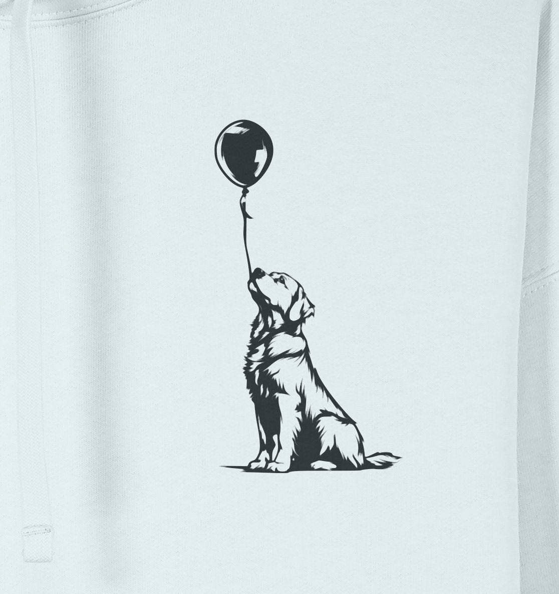 Ballon Golden Retriever - Organic Oversize Hoodie