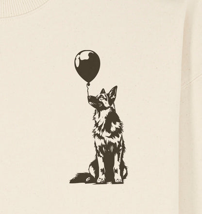 Ballon Deutscher Schäferhund - Organic Oversize Sweatshirt