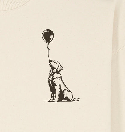 Ballon Golden Retriever - Organic Oversize Sweatshirt