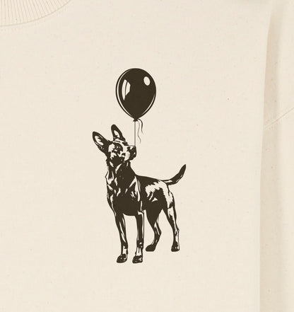 Ballon Holländischer Schäferhund - Organic Oversize Sweatshirt