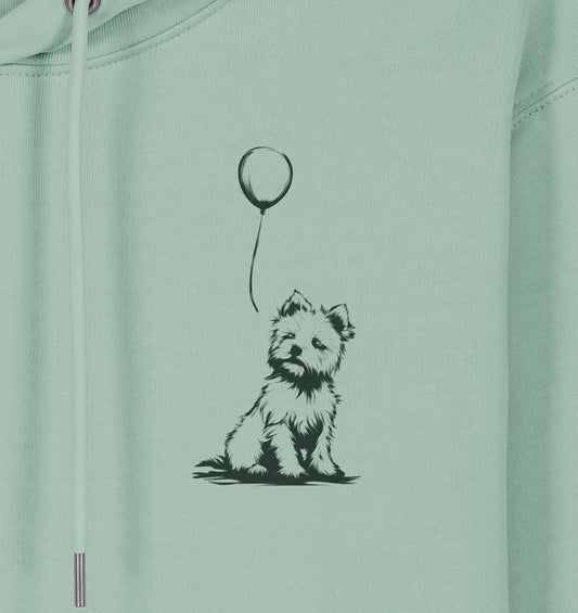 Ballon West Highland White Terrier - Organic Hoodie