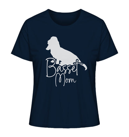 Basset Mom - Ladies Organic Shirt - Multitalenty