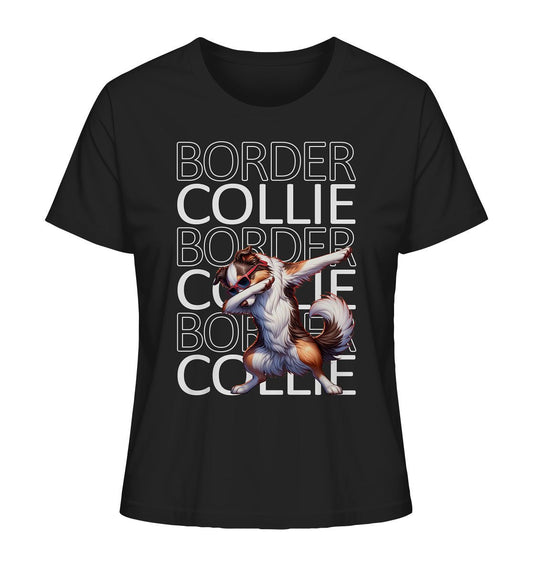 Border Collie Dab - Ladies Organic Shirt - Multitalenty