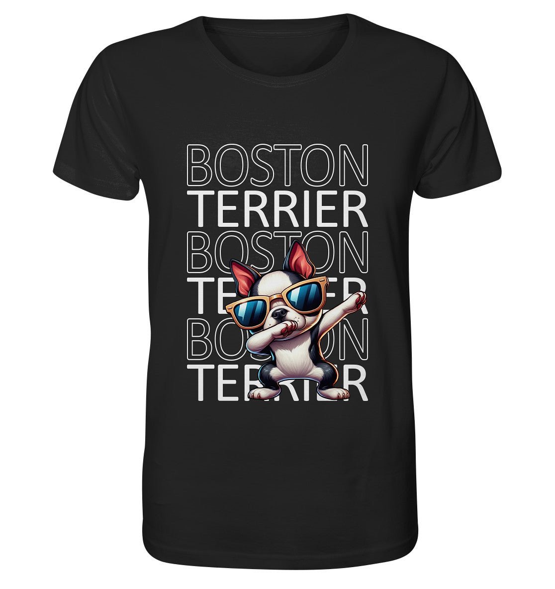 Boston Terrier Dab - Organic Shirt - Multitalenty