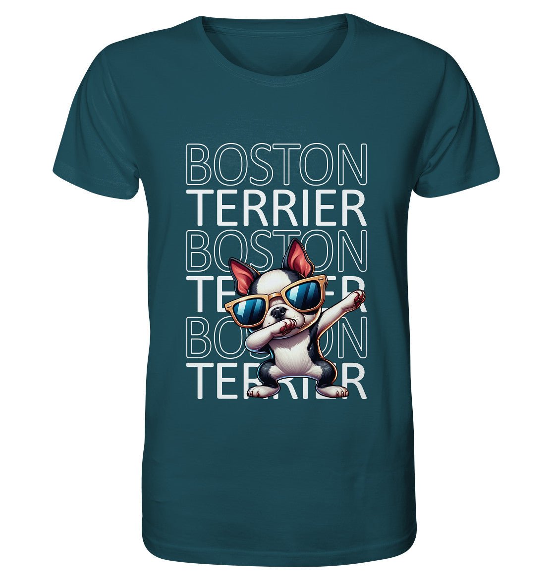 Boston Terrier Dab - Organic Shirt - Multitalenty