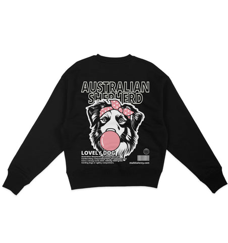 Bubble Gum Aussie (rosa) - Organic Oversize Sweatshirt - Multitalenty