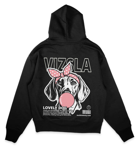 Bubble Gum Vizsla (rosa) - Organic Oversize Hoodie - Multitalenty