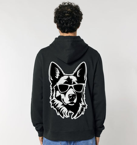 B&W Schäferhund - Organic Hoodie