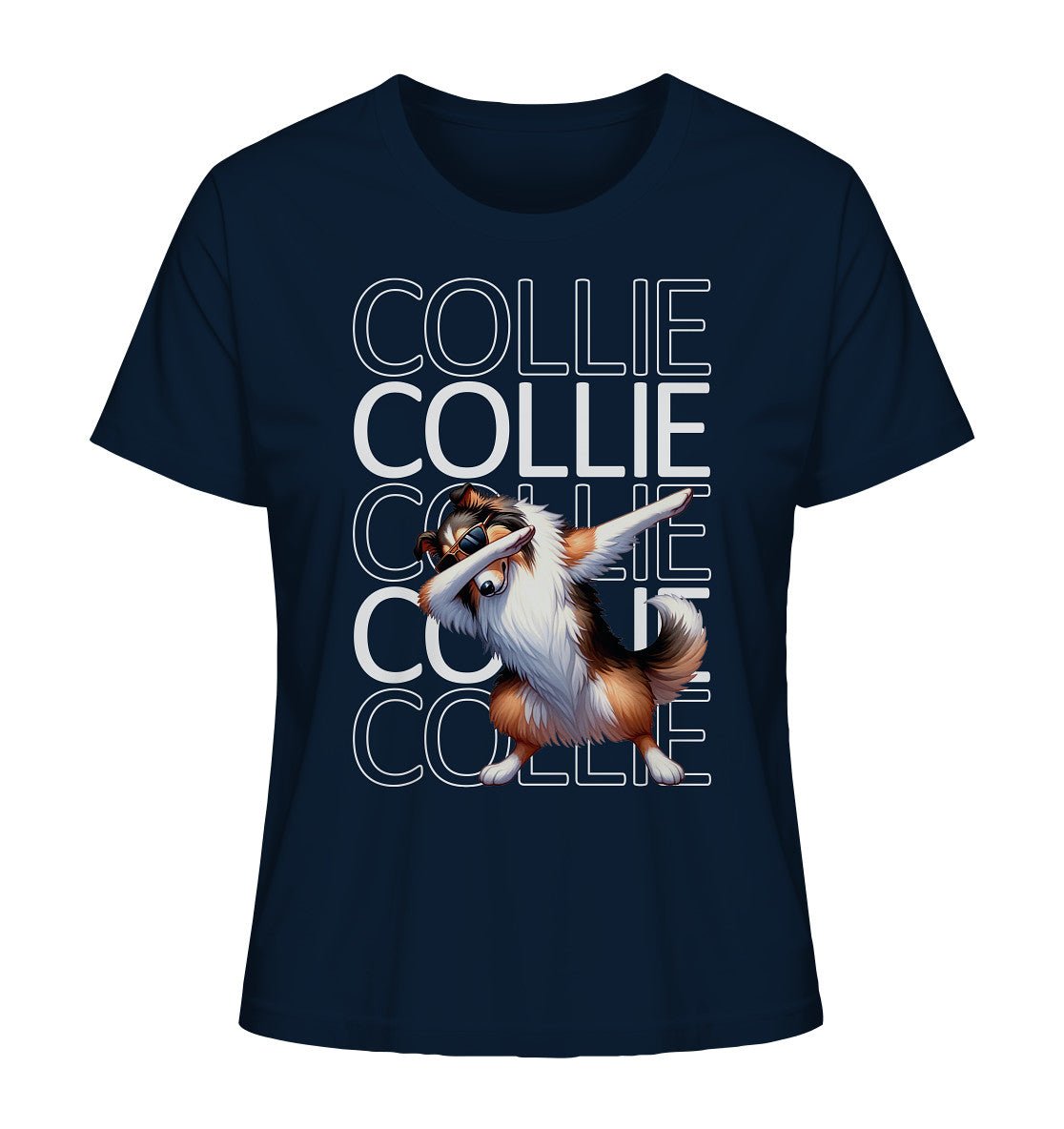 Collie Dab - Ladies Organic Shirt - Multitalenty