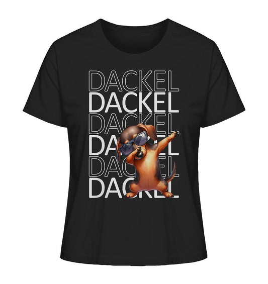 Dackel Dab - Ladies Organic Shirt - Multitalenty