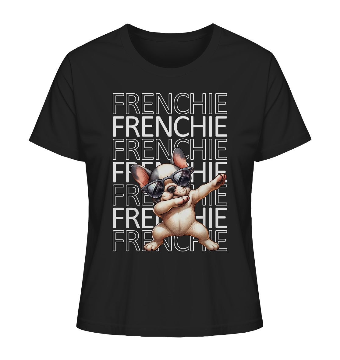 Frenchie Dab - Ladies Organic Shirt - Multitalenty