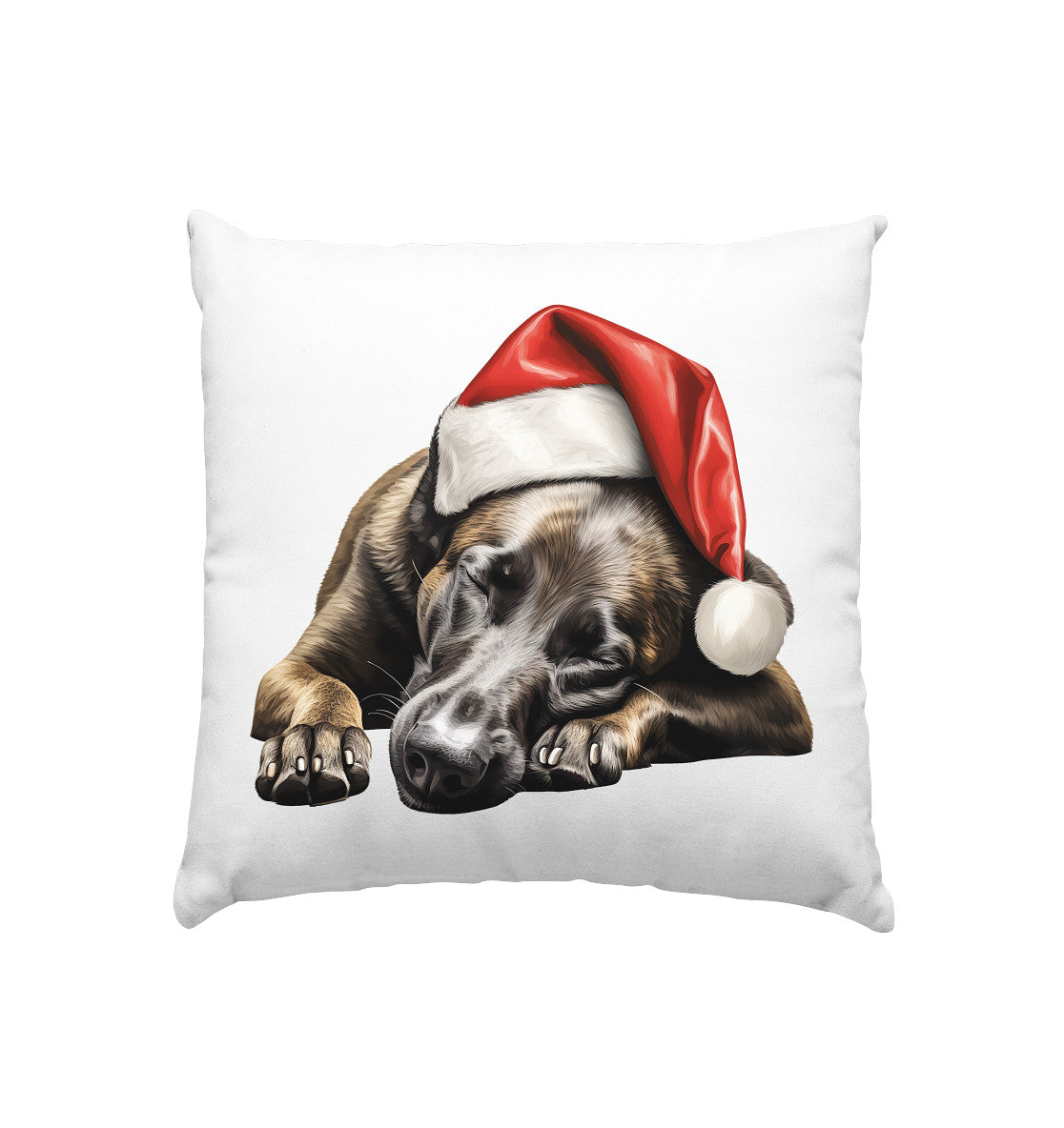 X-mas Holländischer Schäferhund - Kissen 40x40cm