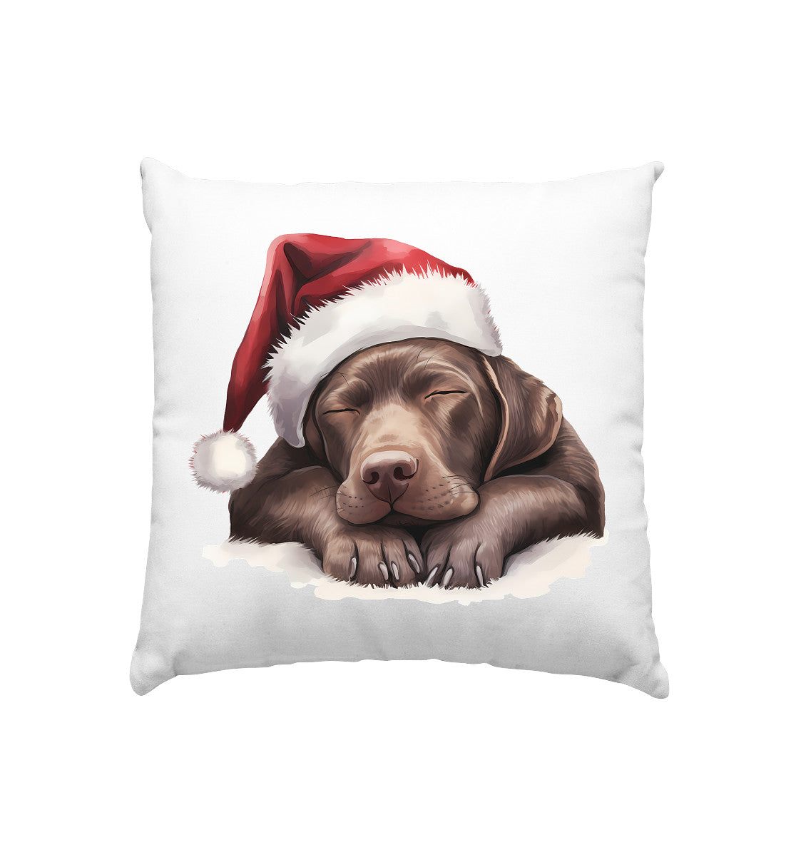 X-mas Labrador braun - Kissen 40x40cm