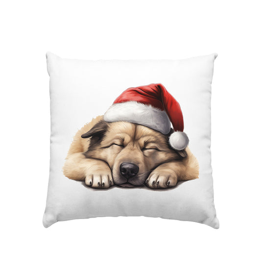 X-mas Eurasier - Kissen 40x40cm