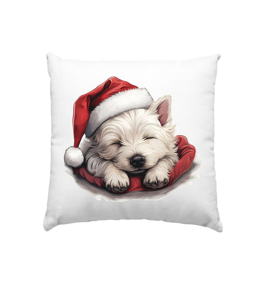 X-mas Westie - Kissen 40x40cm