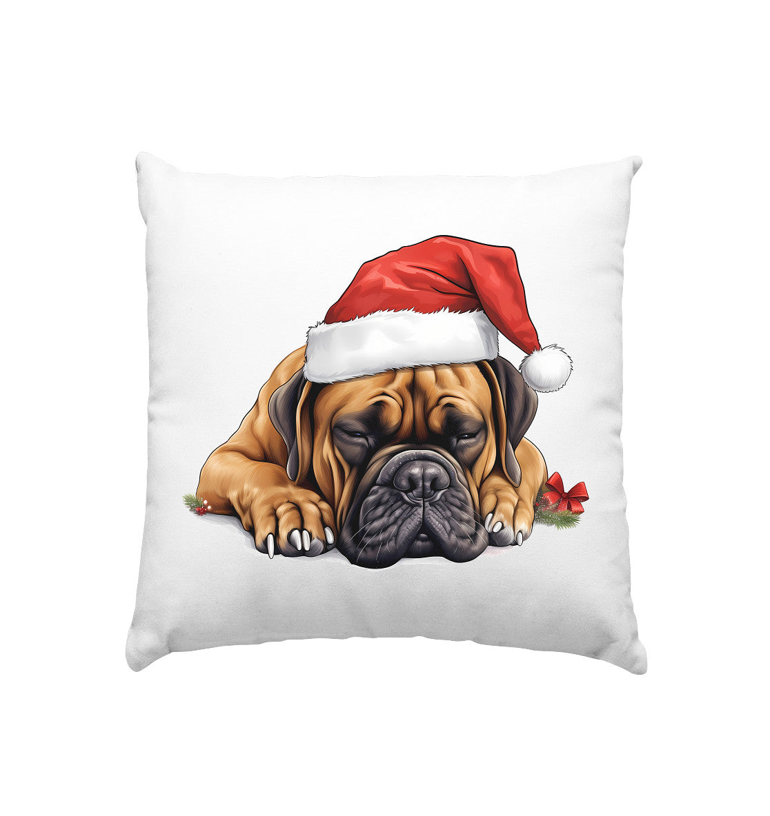 X-mas Boxer - Kissen 40x40cm