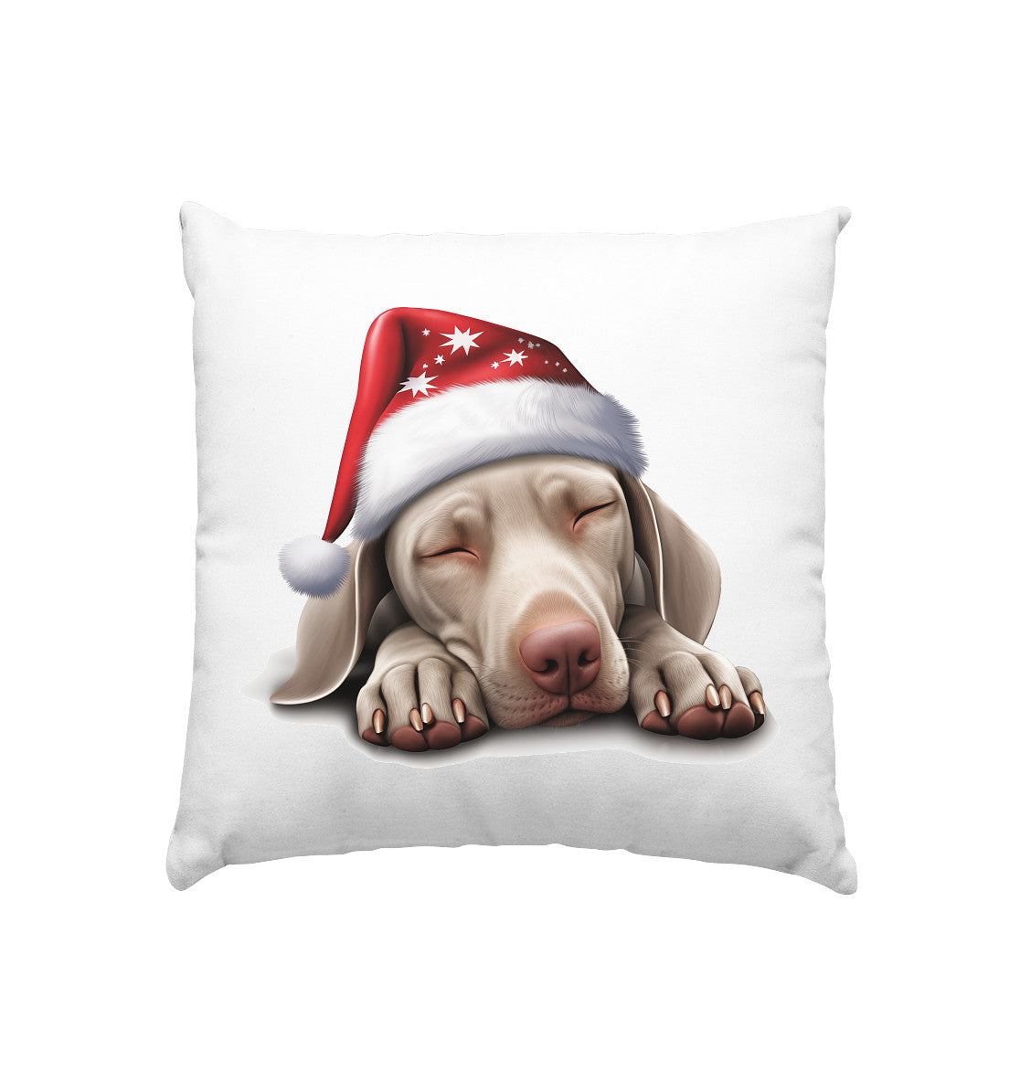 X-mas Weimaraner - Kissen 40x40cm