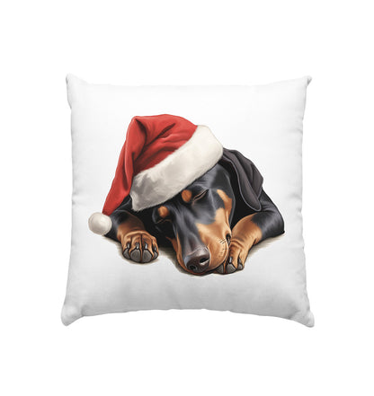 X-mas Dobermann - Kissen 40x40cm