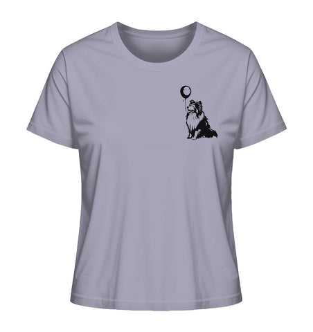 Ballon Shetland Sheepdog - Ladies Organic Shirt