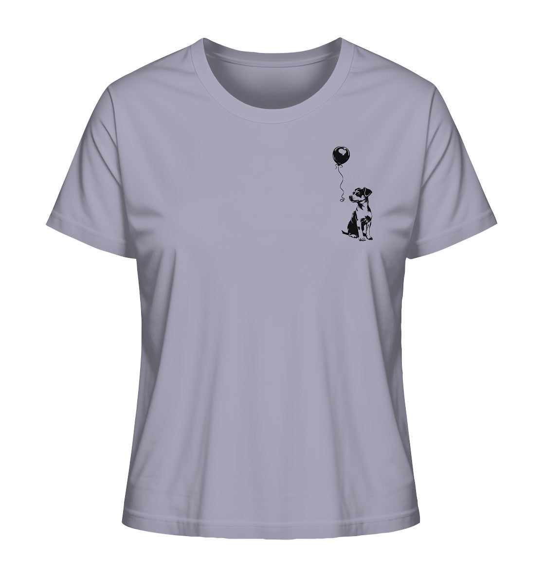 Ballon Jack Russell - Ladies Organic Shirt