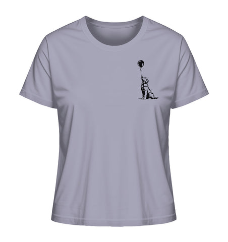 Ballon Golden Retriever - Ladies Organic Shirt