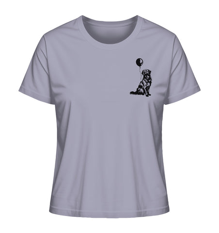 Ballon Flat Coated Retriever - Ladies Organic Shirt