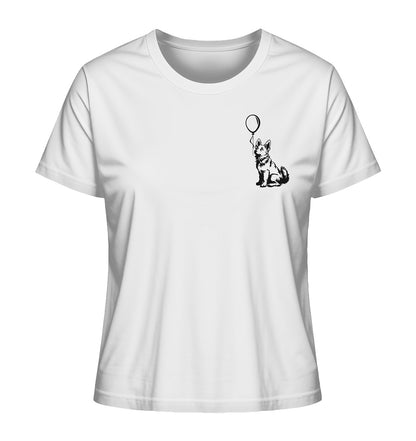 Ballon Weißer Schäferhund - Ladies Organic Shirt