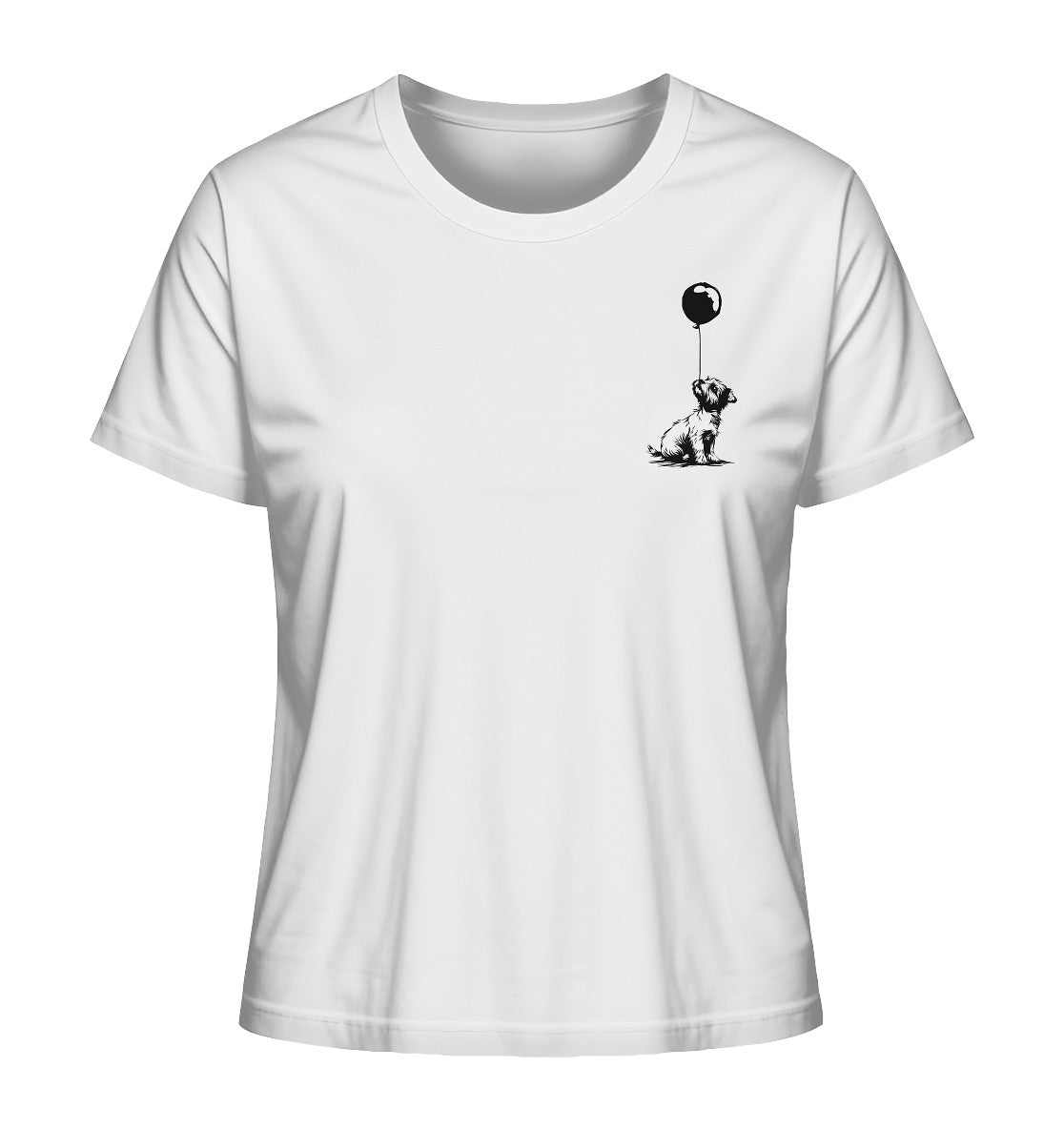 Ballon Border Terrier - Ladies Organic Shirt