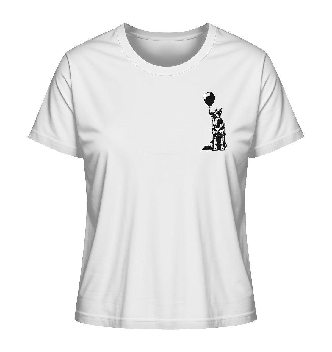 Ballon Deutscher Schäferhund - Ladies Organic Shirt