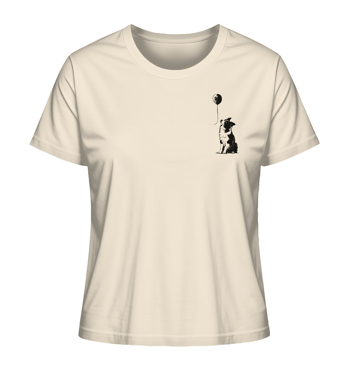 Ballon Border Collie - Ladies Organic Shirt