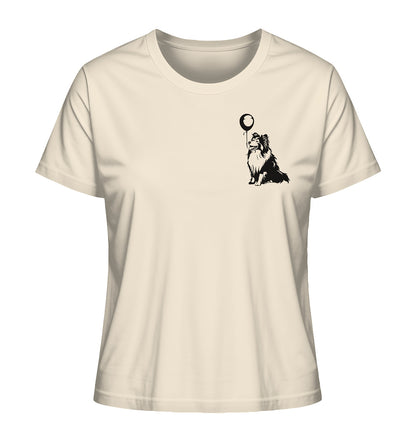 Ballon Shetland Sheepdog - Ladies Organic Shirt