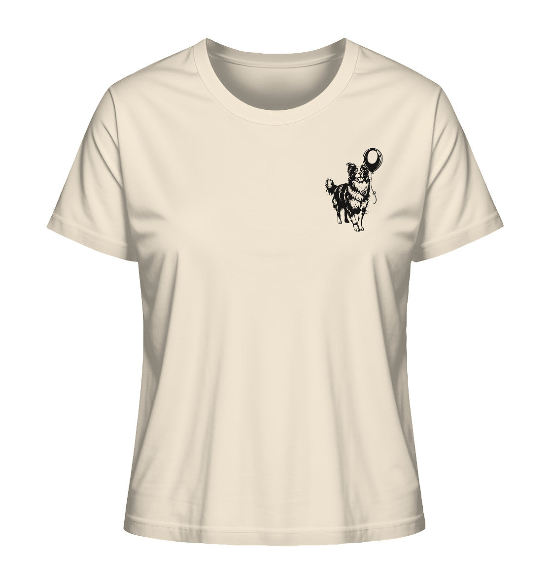 Ballon Australian Shepherd - Ladies Organic Shirt