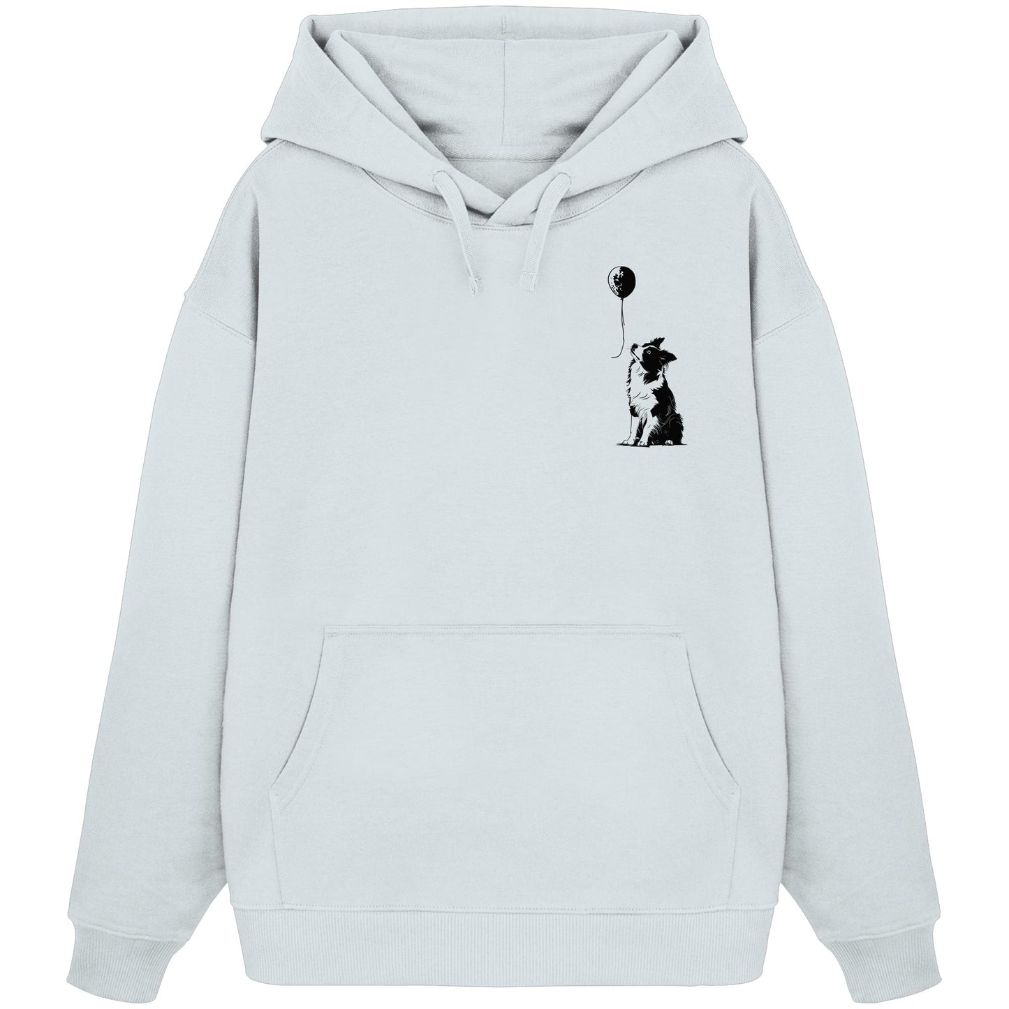 Ballon Border Collie - Organic Oversize Hoodie