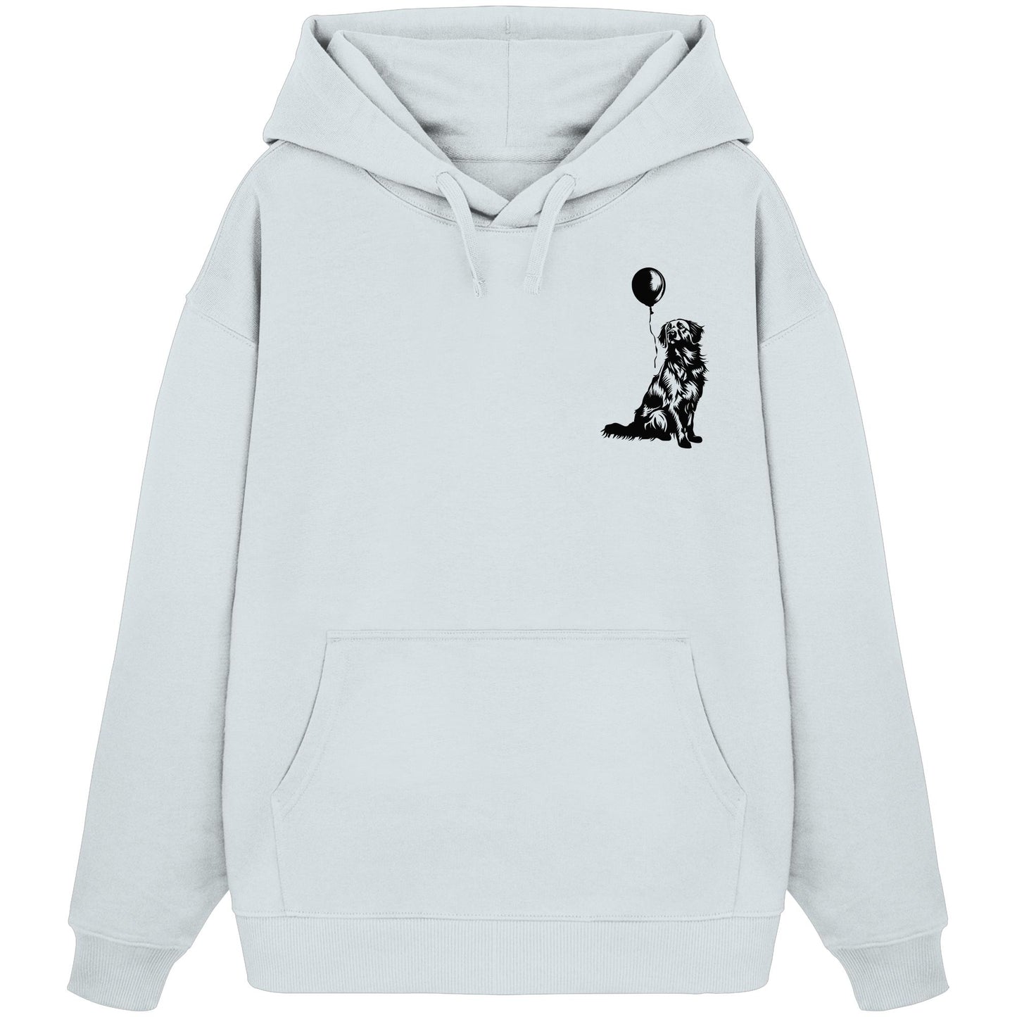 Ballon Flat Coated Retriever - Organic Oversize Hoodie