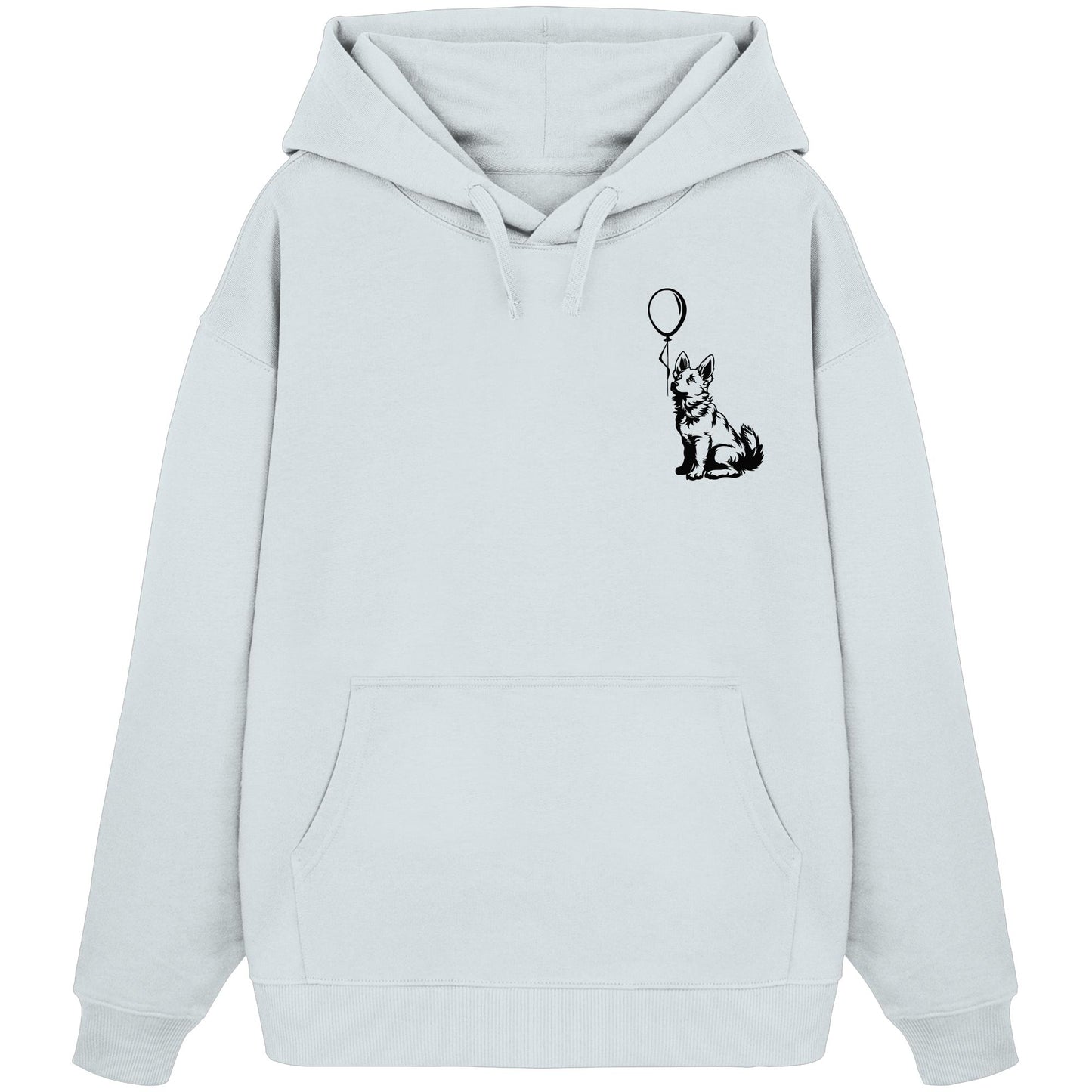 Ballon Weißer Schäferhund - Organic Oversize Hoodie