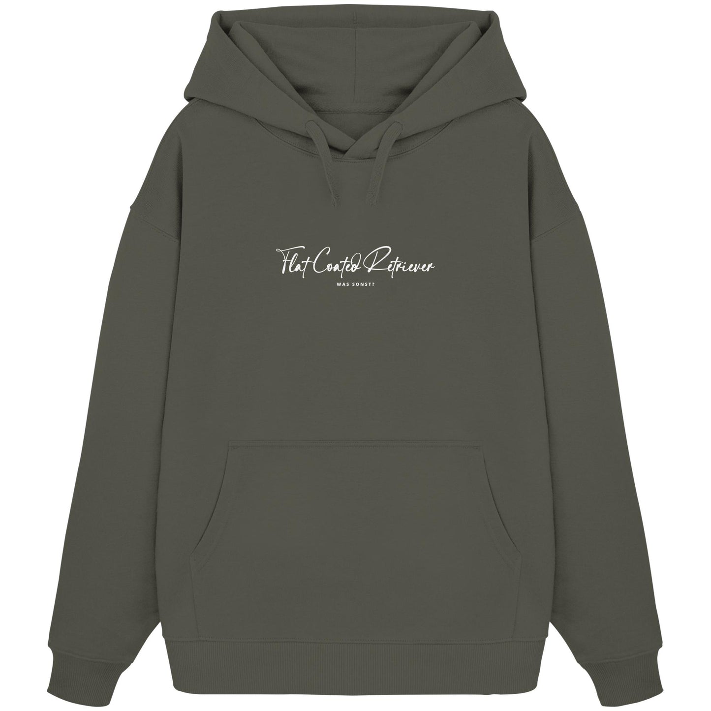 Was sonst? Flat Coated Retriever - Organic Oversize Hoodie