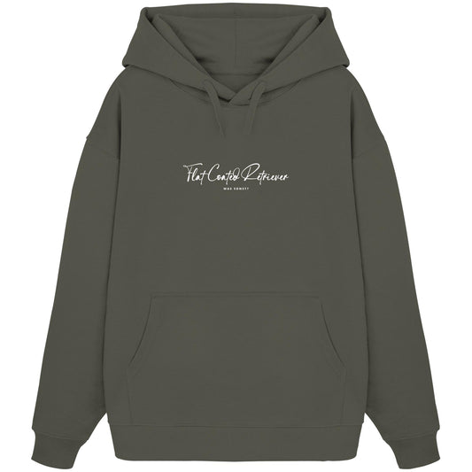 Was sonst? Flat Coated Retriever - Organic Oversize Hoodie