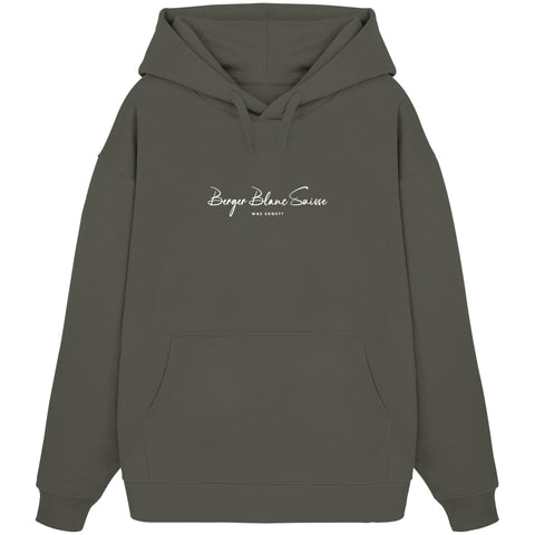 Was sonst? Berger Blanc Suisse - Organic Oversize Hoodie