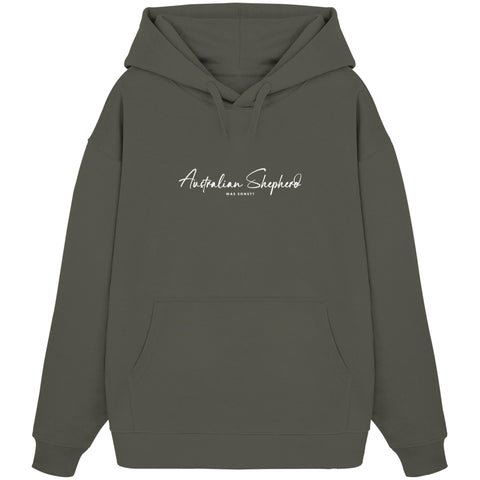 Was sonst? Australian Shepherd - Organic Oversize Hoodie