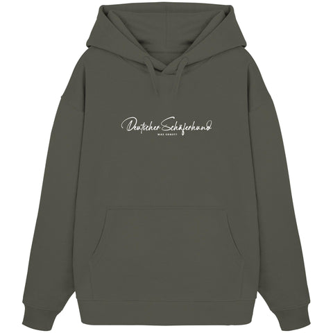 Was sonst? Deutscher Schäferhund - Organic Oversize Hoodie