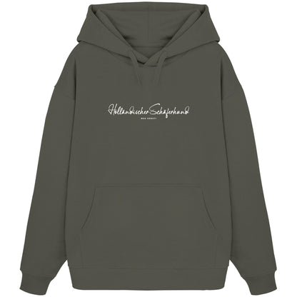 Was sonst? Holländischer Schäferhund - Organic Oversize Hoodie