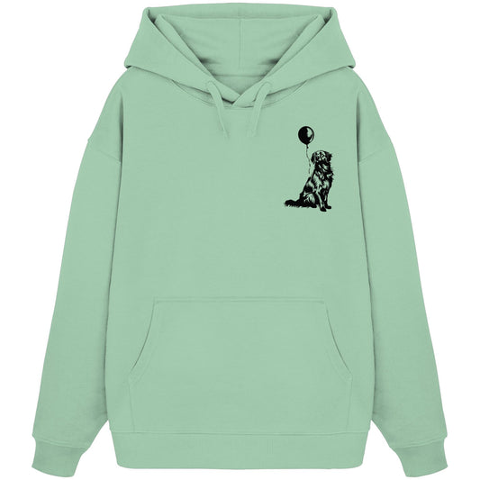 Ballon Flat Coated Retriever - Organic Oversize Hoodie